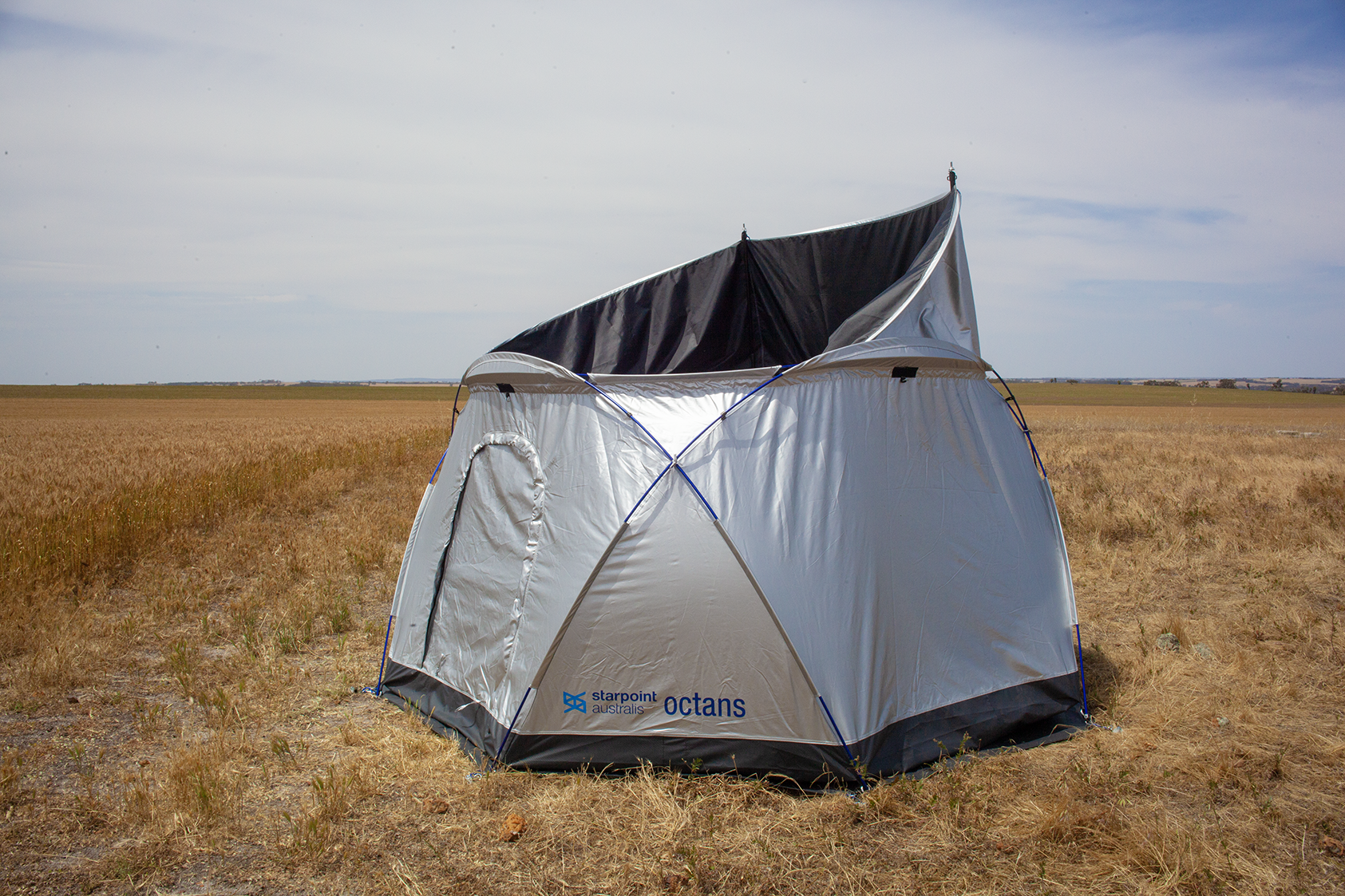 omegon observatory tent Octans Observatory with Wind Shield – starpoint australis